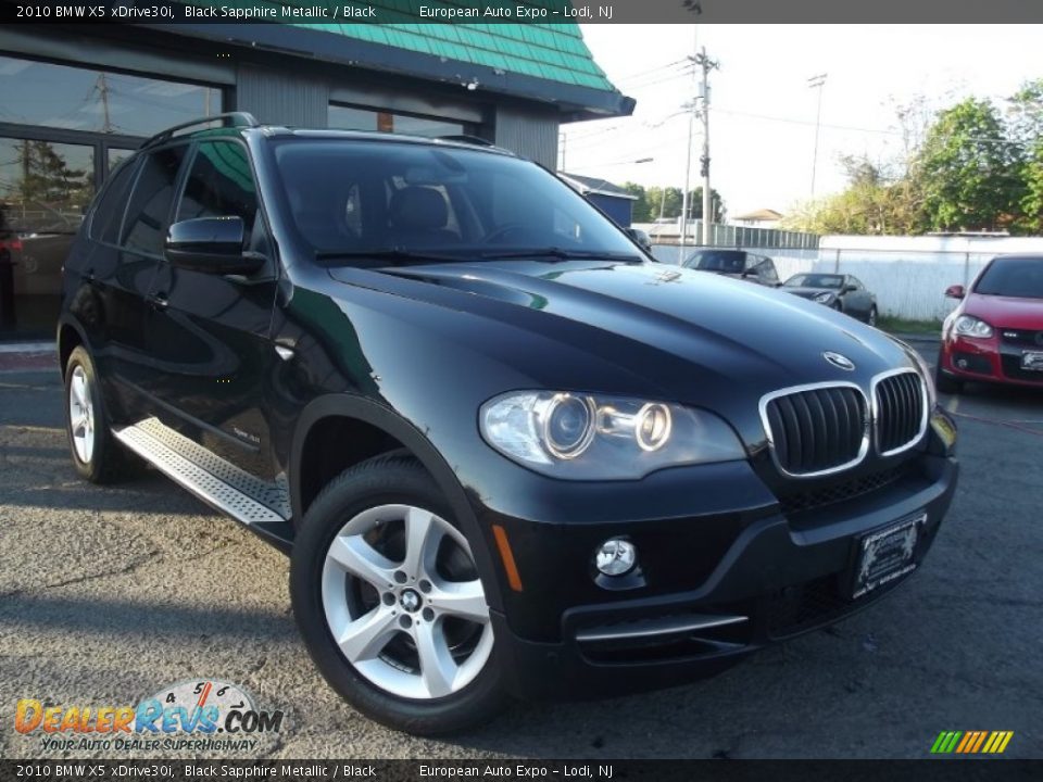 2010 BMW X5 xDrive30i Black Sapphire Metallic / Black Photo #2