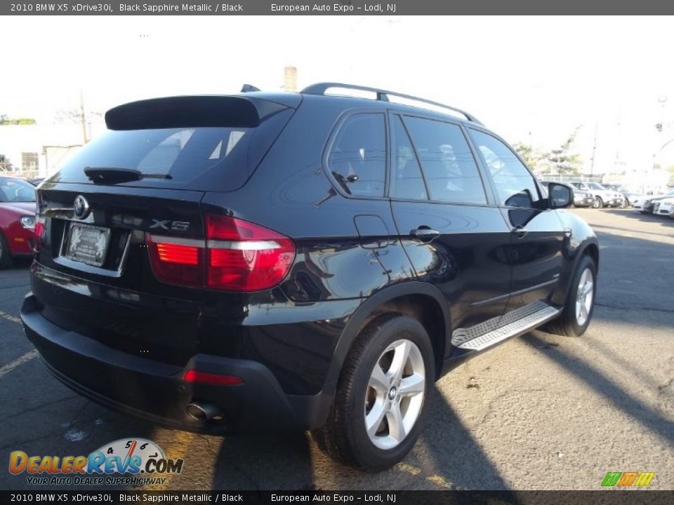 2010 BMW X5 xDrive30i Black Sapphire Metallic / Black Photo #4