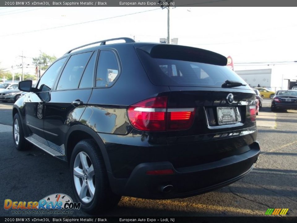 2010 BMW X5 xDrive30i Black Sapphire Metallic / Black Photo #5