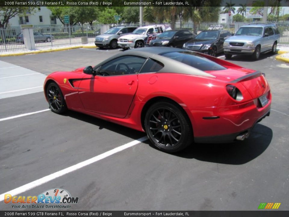 Rosso Corsa (Red) 2008 Ferrari 599 GTB Fiorano F1 Photo #16