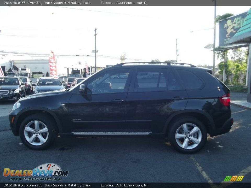 2010 BMW X5 xDrive30i Black Sapphire Metallic / Black Photo #7