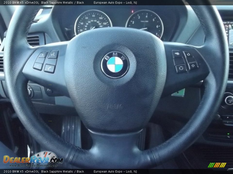 2010 BMW X5 xDrive30i Black Sapphire Metallic / Black Photo #11