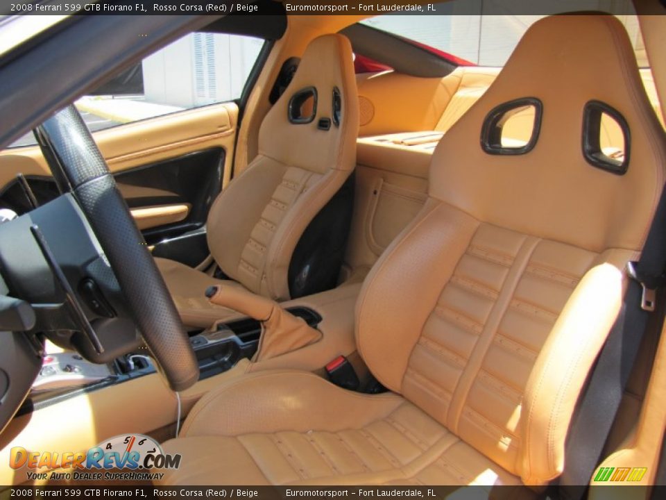 Beige Interior - 2008 Ferrari 599 GTB Fiorano F1 Photo #26