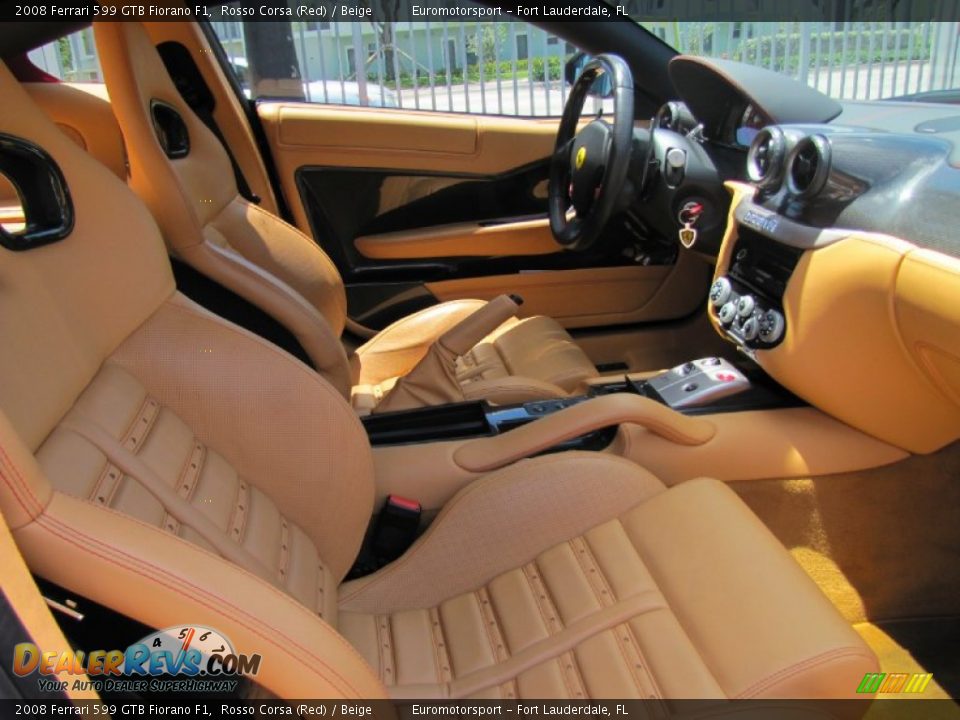 Beige Interior - 2008 Ferrari 599 GTB Fiorano F1 Photo #31