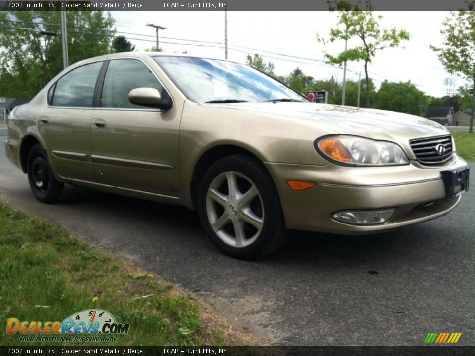 2002 Infiniti I 35 Golden Sand Metallic / Beige Photo #4