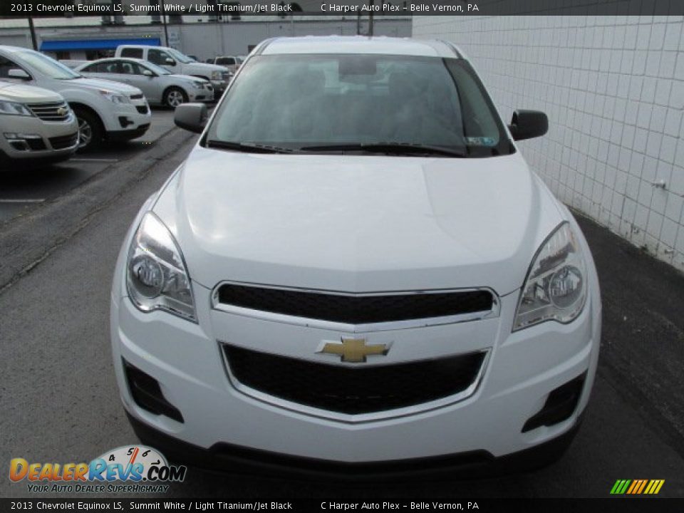 2013 Chevrolet Equinox LS Summit White / Light Titanium/Jet Black Photo #4