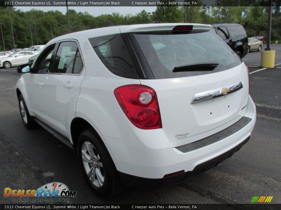 2013 Chevrolet Equinox LS Summit White / Light Titanium/Jet Black Photo #6