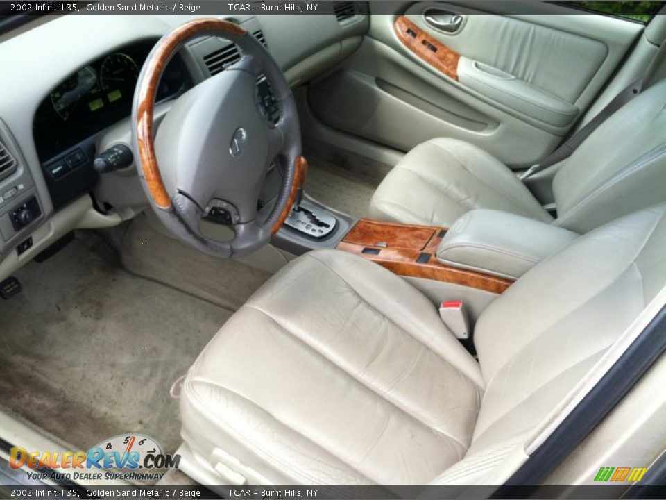 Beige Interior - 2002 Infiniti I 35 Photo #9