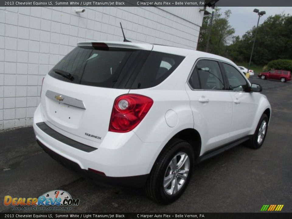 2013 Chevrolet Equinox LS Summit White / Light Titanium/Jet Black Photo #8