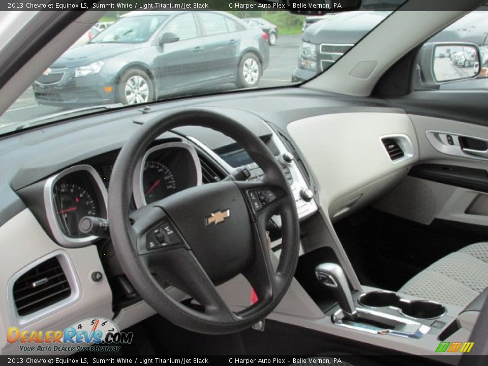 2013 Chevrolet Equinox LS Summit White / Light Titanium/Jet Black Photo #10
