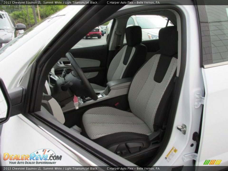 2013 Chevrolet Equinox LS Summit White / Light Titanium/Jet Black Photo #12
