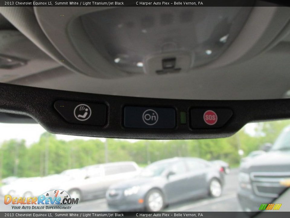 2013 Chevrolet Equinox LS Summit White / Light Titanium/Jet Black Photo #15