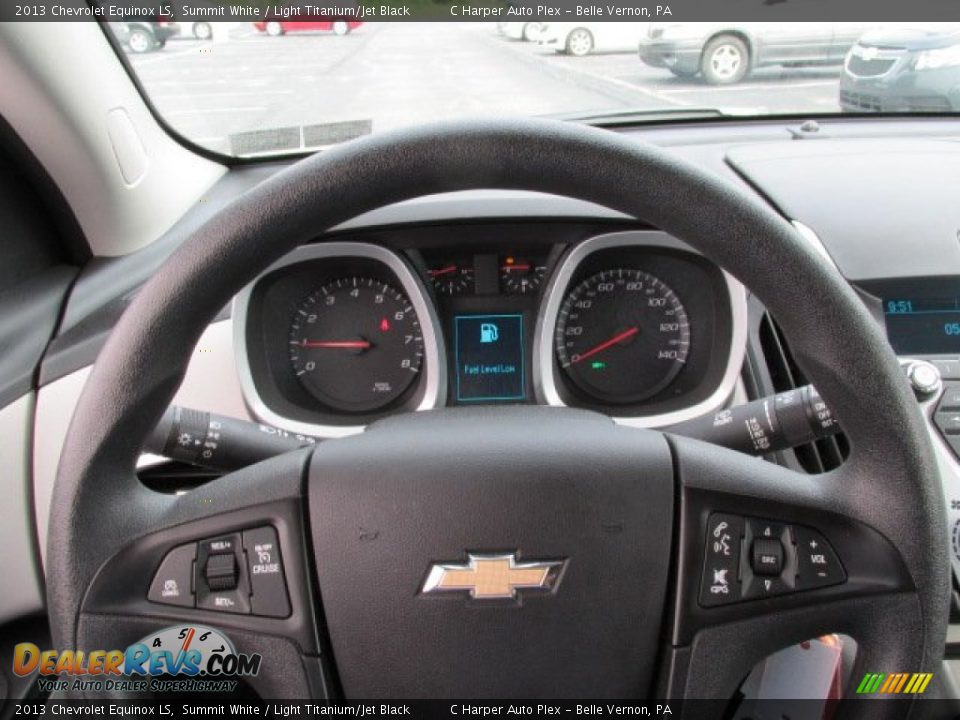 2013 Chevrolet Equinox LS Summit White / Light Titanium/Jet Black Photo #18