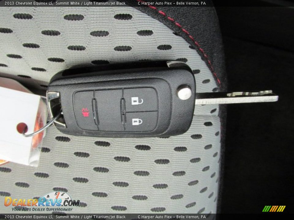 2013 Chevrolet Equinox LS Summit White / Light Titanium/Jet Black Photo #22