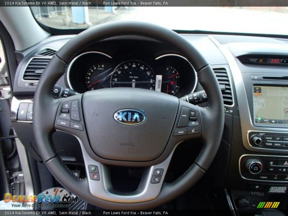 2014 Kia Sorento EX V6 AWD Steering Wheel Photo #19