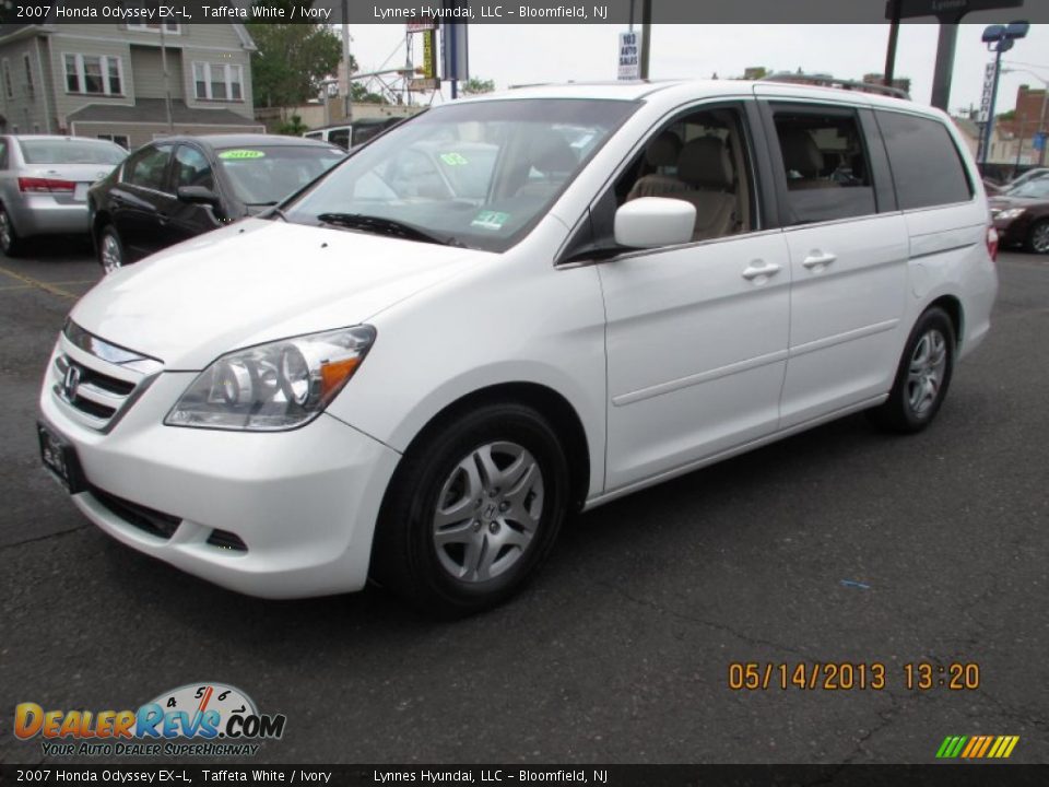 2007 Honda Odyssey EX-L Taffeta White / Ivory Photo #2