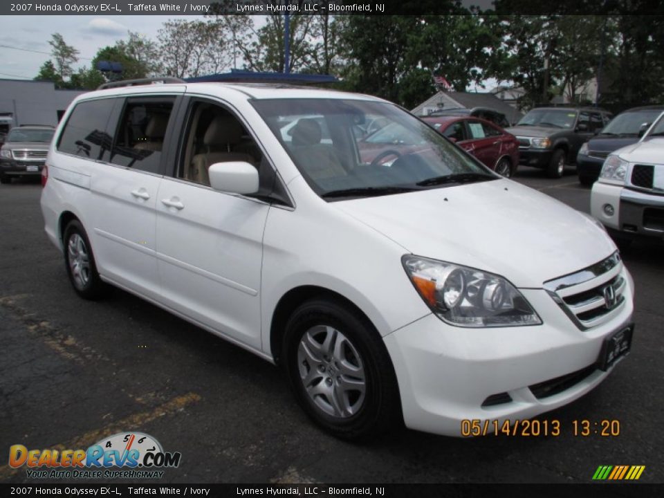 2007 Honda Odyssey EX-L Taffeta White / Ivory Photo #3