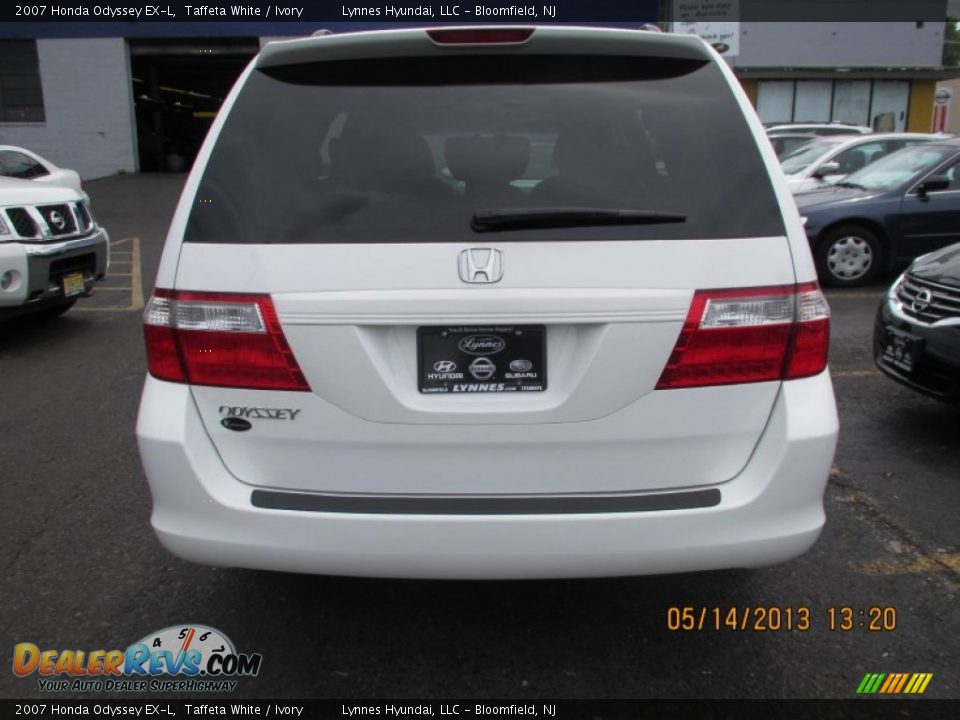 2007 Honda Odyssey EX-L Taffeta White / Ivory Photo #4
