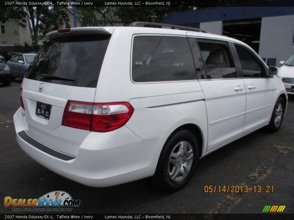 2007 Honda Odyssey EX-L Taffeta White / Ivory Photo #6