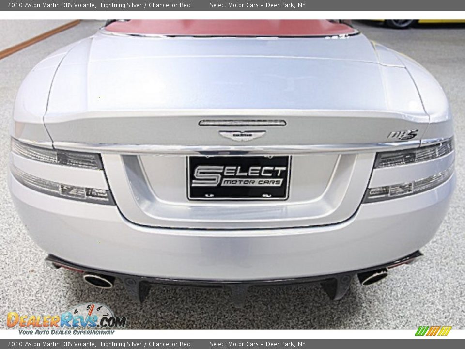 2010 Aston Martin DBS Volante Lightning Silver / Chancellor Red Photo #6