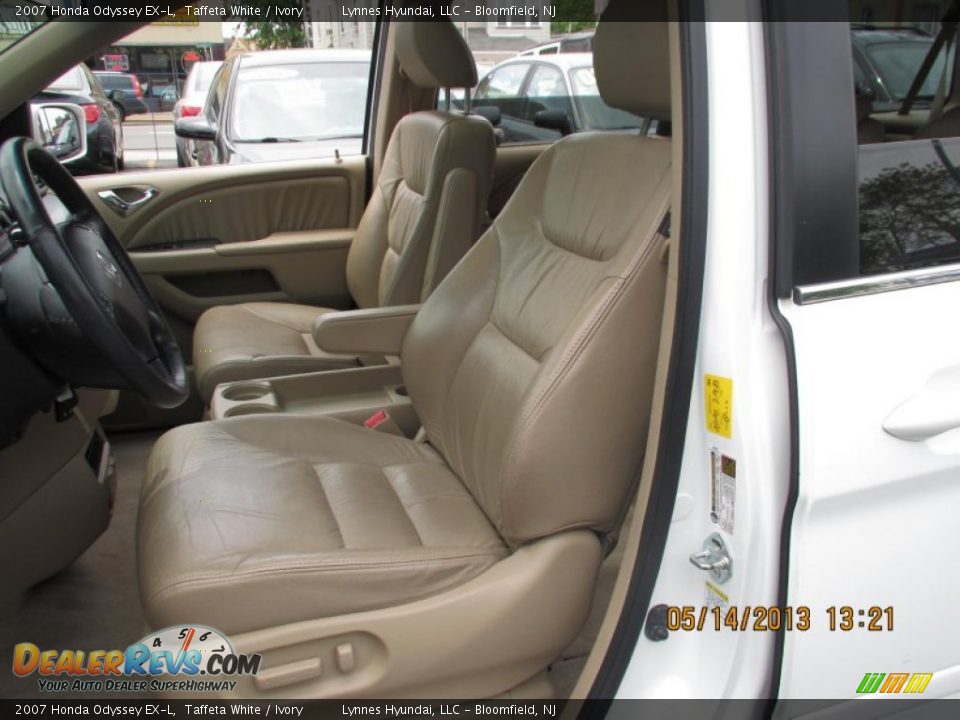 2007 Honda Odyssey EX-L Taffeta White / Ivory Photo #7