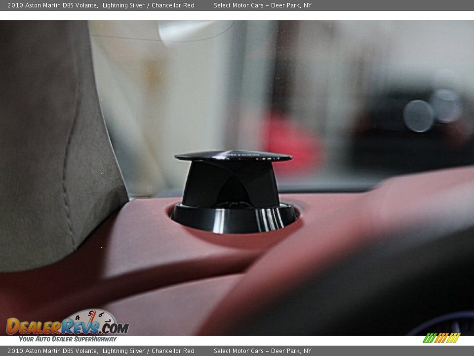 2010 Aston Martin DBS Volante Lightning Silver / Chancellor Red Photo #11