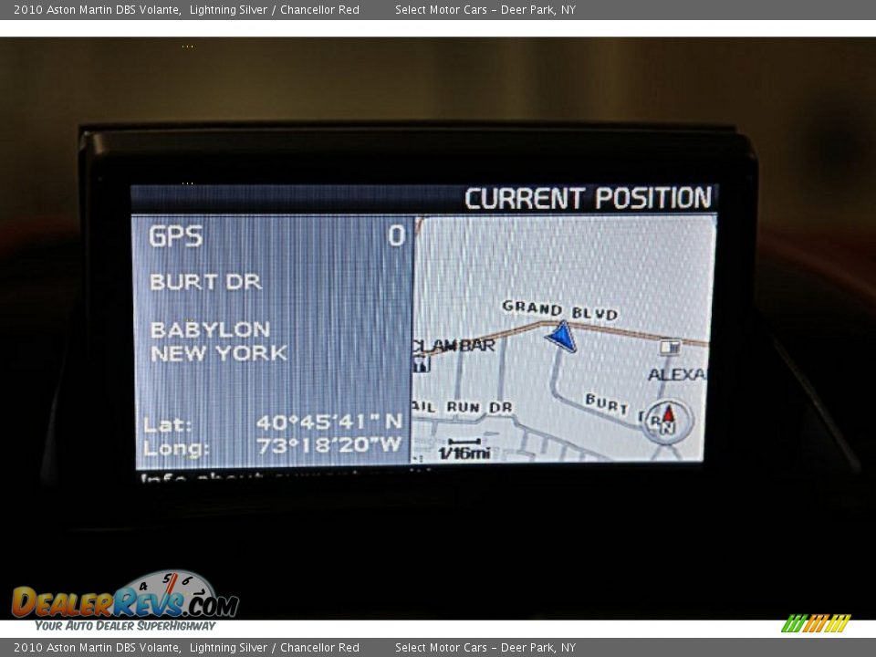 Navigation of 2010 Aston Martin DBS Volante Photo #12