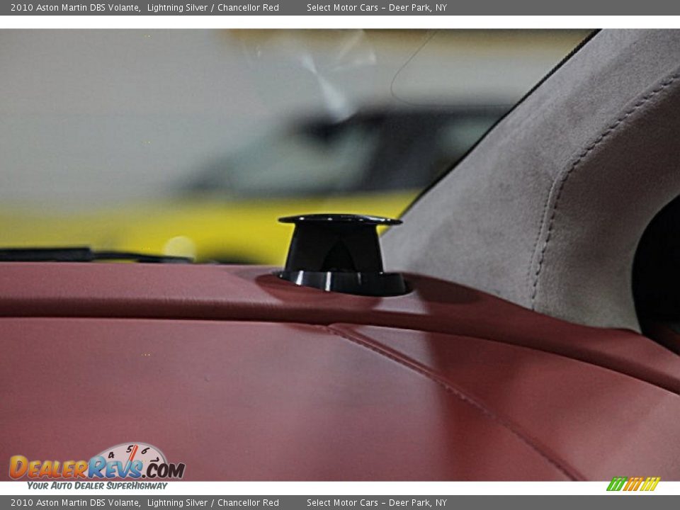 2010 Aston Martin DBS Volante Lightning Silver / Chancellor Red Photo #13