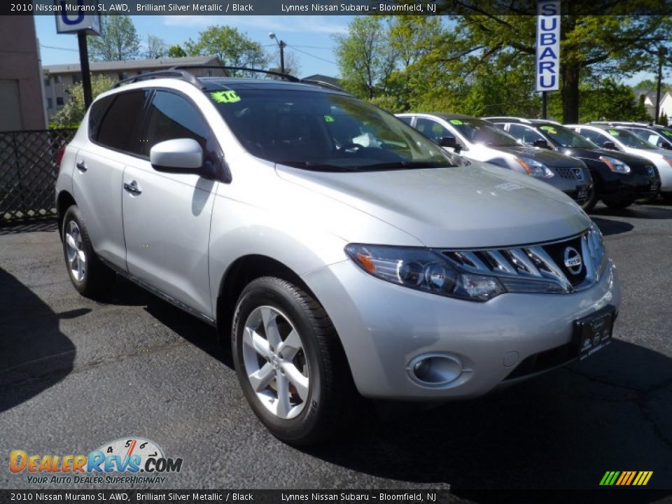2010 Nissan Murano SL AWD Brilliant Silver Metallic / Black Photo #1