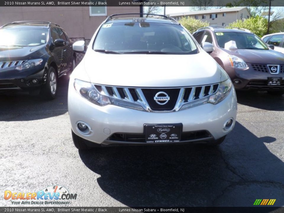 2010 Nissan Murano SL AWD Brilliant Silver Metallic / Black Photo #2
