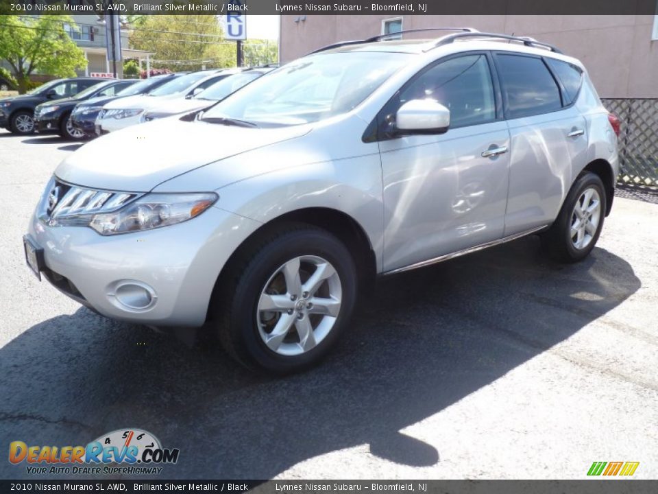 2010 Nissan Murano SL AWD Brilliant Silver Metallic / Black Photo #3