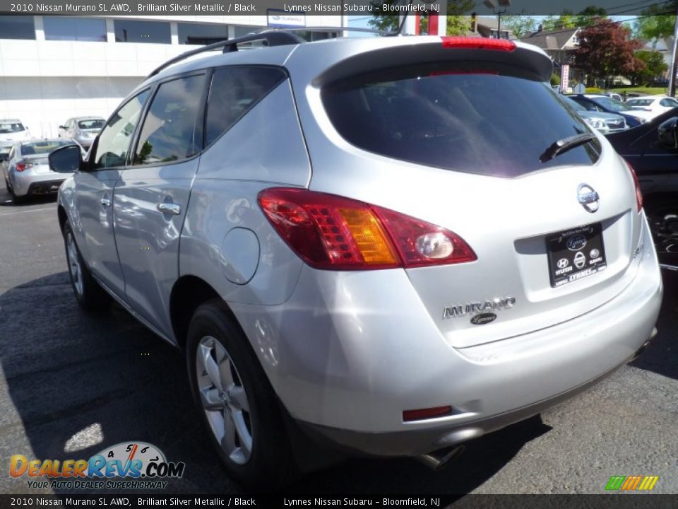 2010 Nissan Murano SL AWD Brilliant Silver Metallic / Black Photo #4