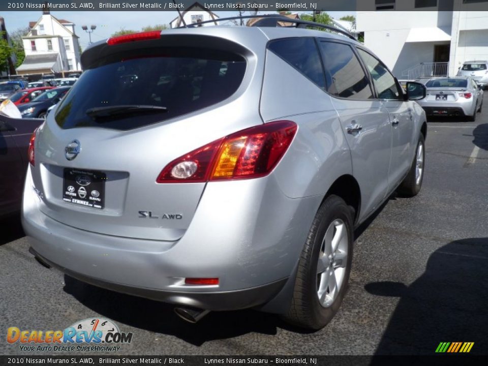 2010 Nissan Murano SL AWD Brilliant Silver Metallic / Black Photo #5