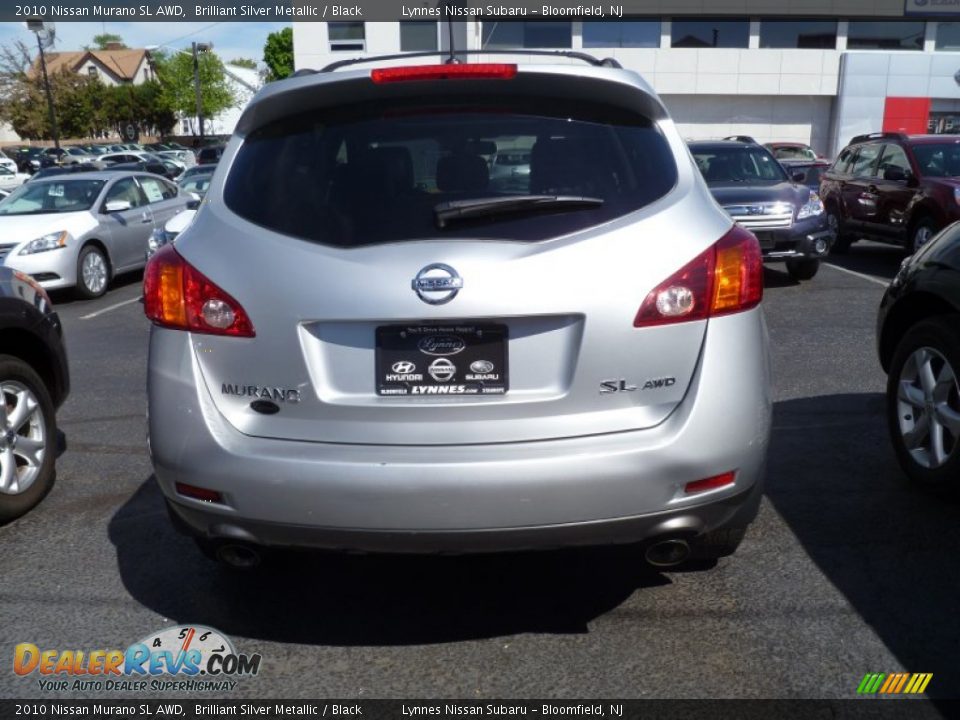 2010 Nissan Murano SL AWD Brilliant Silver Metallic / Black Photo #6