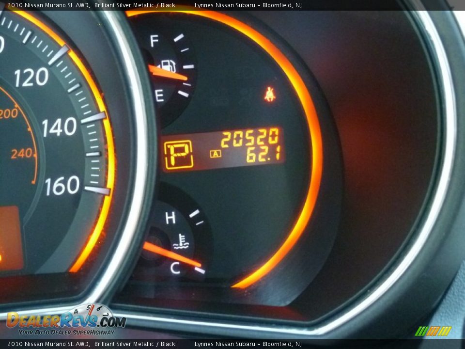 2010 Nissan Murano SL AWD Brilliant Silver Metallic / Black Photo #17