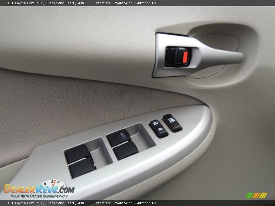 2011 Toyota Corolla LE Black Sand Pearl / Ash Photo #8