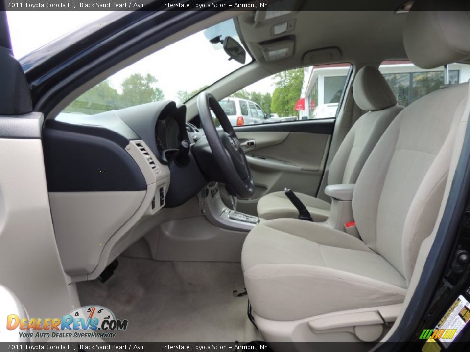 2011 Toyota Corolla LE Black Sand Pearl / Ash Photo #10
