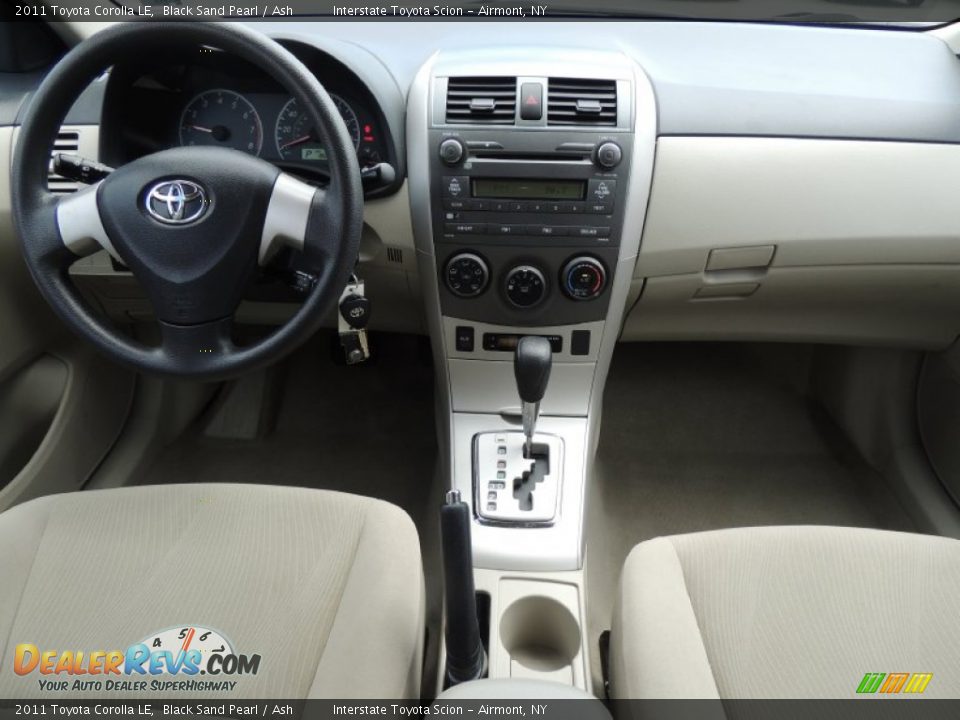 2011 Toyota Corolla LE Black Sand Pearl / Ash Photo #11