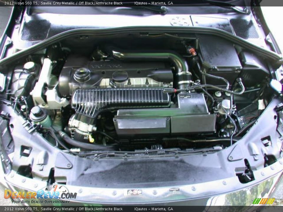 2012 Volvo S60 T5 Saville Grey Metallic / Off Black/Anthracite Black Photo #3