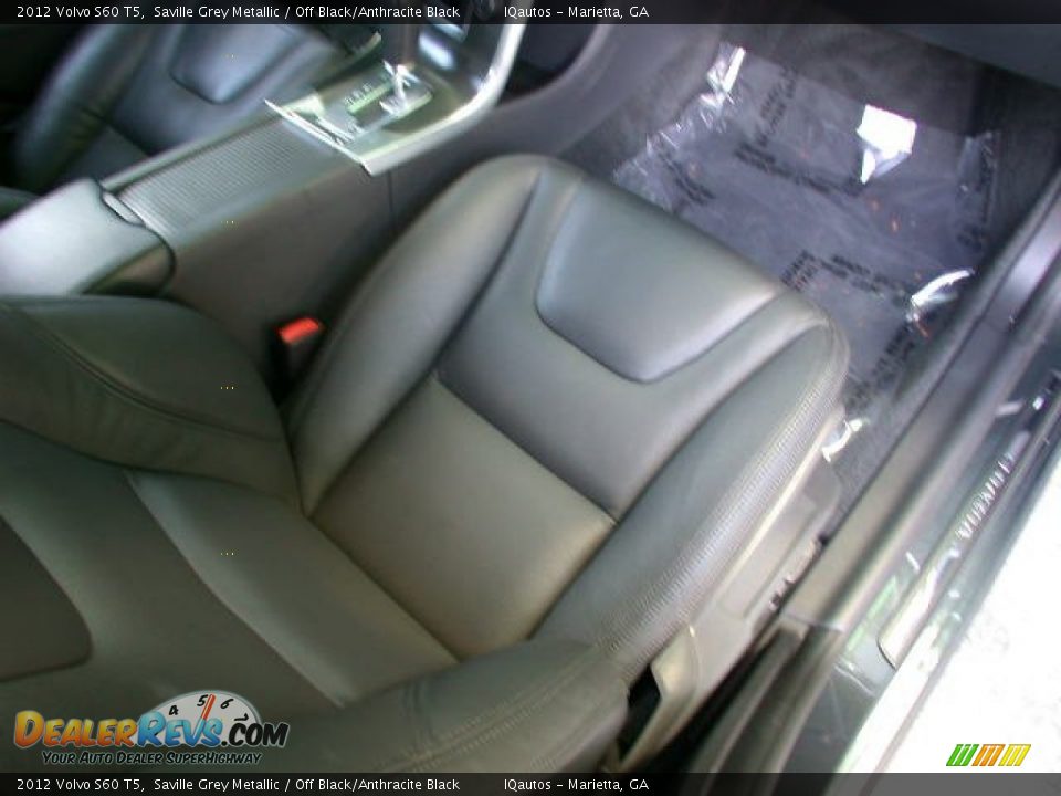 2012 Volvo S60 T5 Saville Grey Metallic / Off Black/Anthracite Black Photo #4