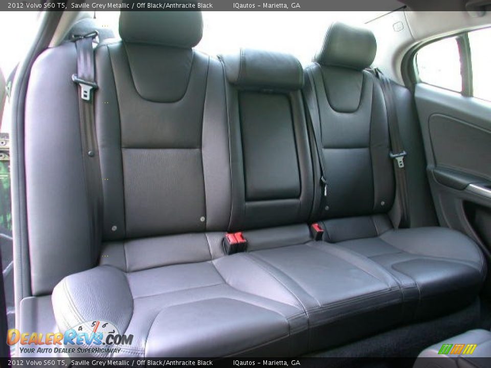 2012 Volvo S60 T5 Saville Grey Metallic / Off Black/Anthracite Black Photo #6