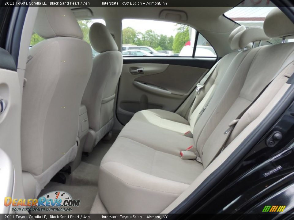 2011 Toyota Corolla LE Black Sand Pearl / Ash Photo #16