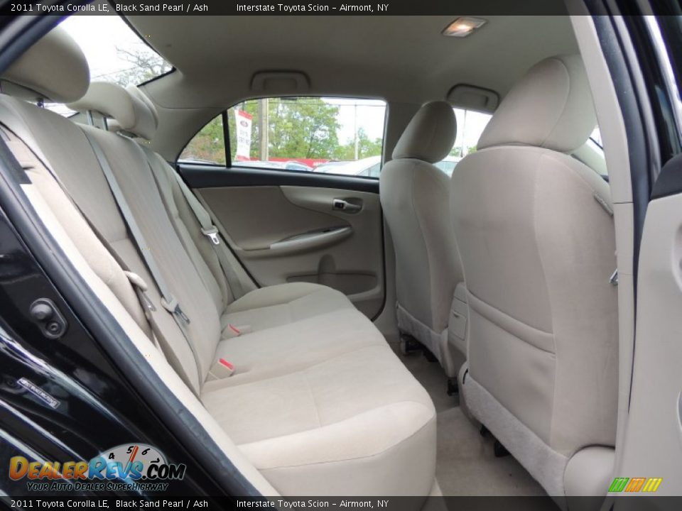 2011 Toyota Corolla LE Black Sand Pearl / Ash Photo #18