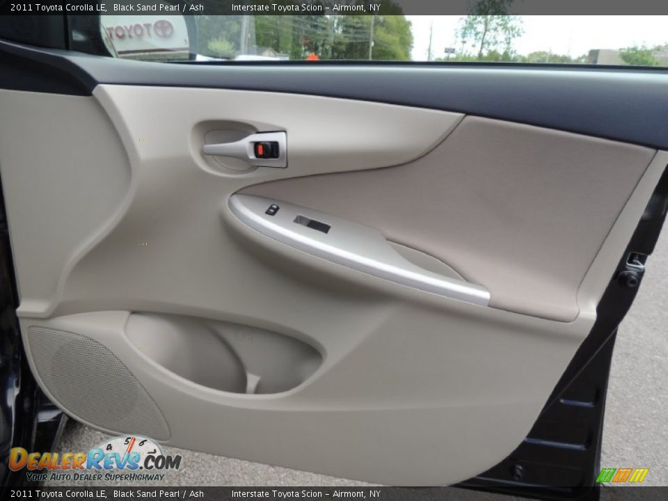 2011 Toyota Corolla LE Black Sand Pearl / Ash Photo #19