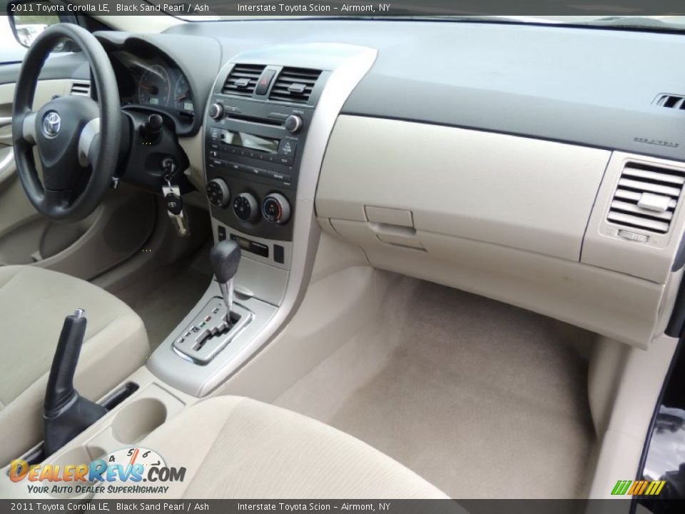 2011 Toyota Corolla LE Black Sand Pearl / Ash Photo #20