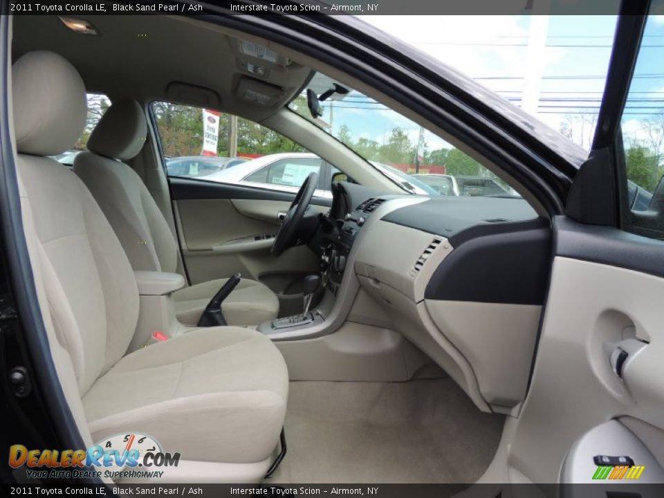 2011 Toyota Corolla LE Black Sand Pearl / Ash Photo #21