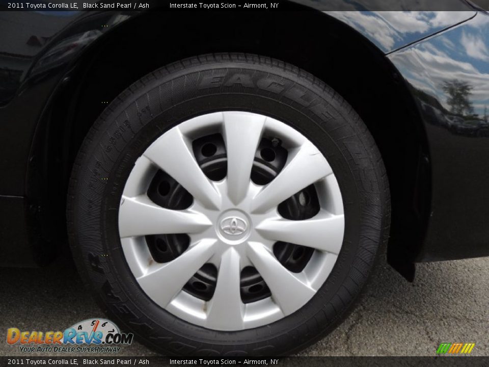 2011 Toyota Corolla LE Black Sand Pearl / Ash Photo #22