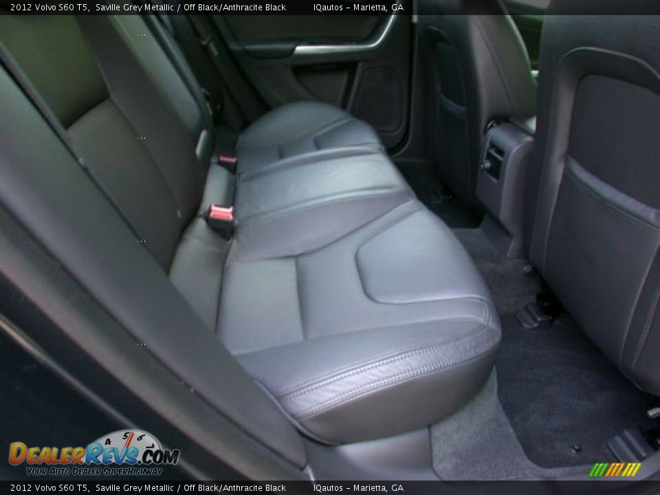 2012 Volvo S60 T5 Saville Grey Metallic / Off Black/Anthracite Black Photo #14