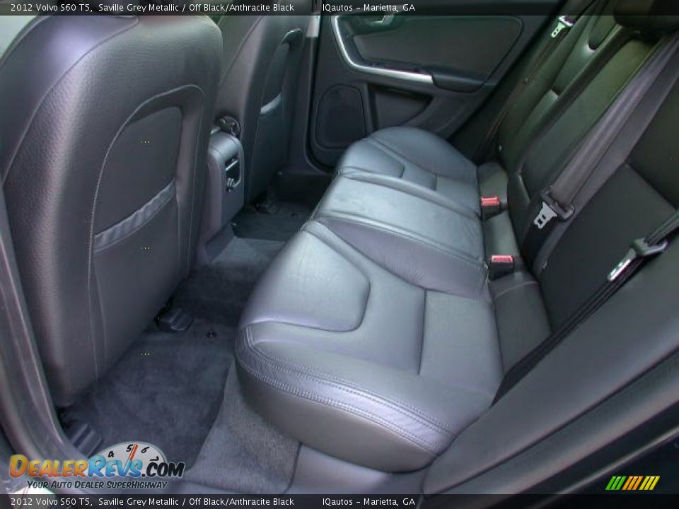 2012 Volvo S60 T5 Saville Grey Metallic / Off Black/Anthracite Black Photo #15