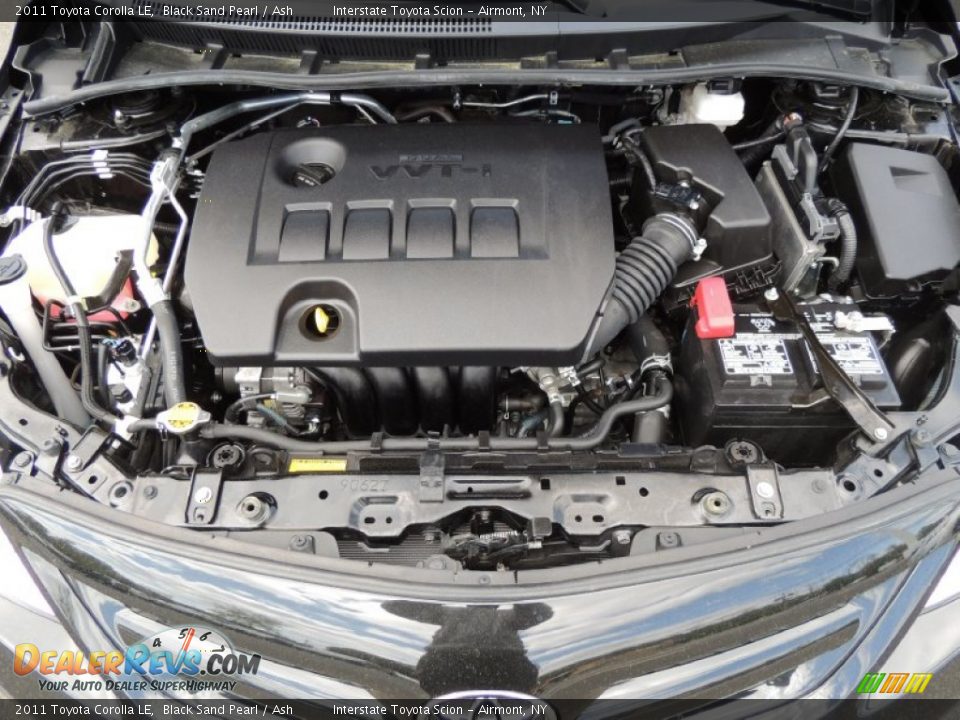 2011 Toyota Corolla LE Black Sand Pearl / Ash Photo #24